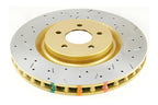 DBA 05-10 Mustang GT V8 Shelby Edition Front Drilled & Slotted 4000 Series Rotor