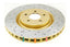 DBA 05-10 Mustang GT V8 Shelby Edition Front Drilled & Slotted 4000 Series Rotor