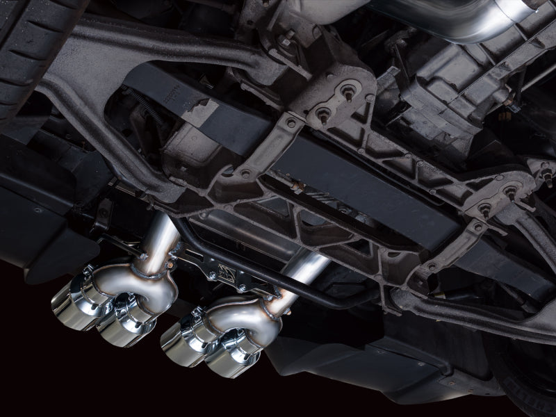 AWE Tuning C6 Chevrolet Corvette Z06/ZR1 Track Edition Axle-Back Exhaust w/ Chrome Silver Tips (view 6)