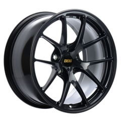 BBS RI-A 18x10.5 5x120 ET22 PFS Metallic Black Subtle Blue Flake Wheel -82mm PFS/Clip Req