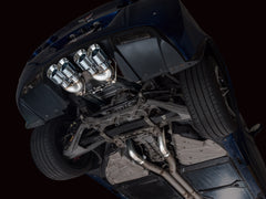 AWE Tuning C6 Chevrolet Corvette Z06/ZR1 Touring Edition Axle-Back Exhaust w/ Chrome Silver Tips
