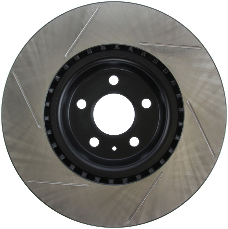 StopTech Power Slot 12 Audi A6 Quattro/11-12 A7 Quattro / 7/11-13 S4 Front Left Slotted Rotor (view 6)
