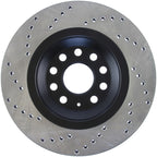 StopTech 09-13 VW CC 3.6L VR6 / 08-09 & 12 Golf R/Golf R32 Drilled Left Rear Rotor (view 7)