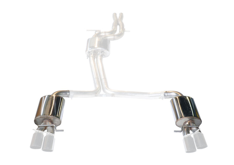 AWE Tuning 10-16 Audi S4 Quattro 3.0T (B8/8.5) Conversion Kit - Track to Touring (90mm Tips) Main image