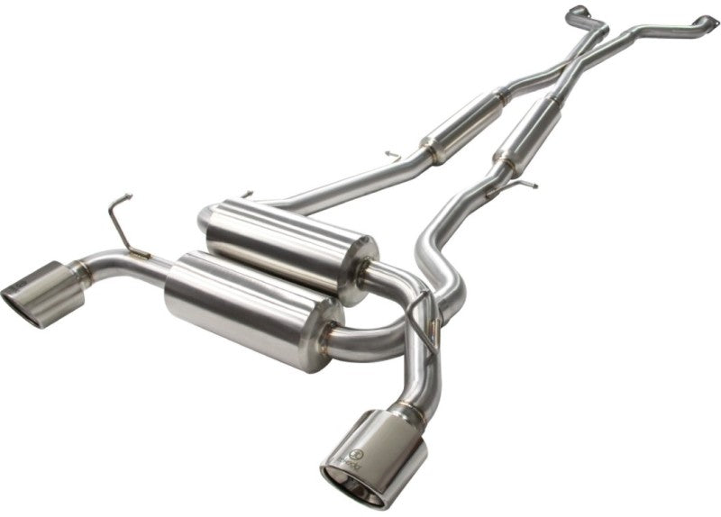 aFe Takeda 2-1/2in 304SS Cat-Back Exhaust Infiniti G37 08-13/Q60 14-15 V6-3.7 w/ Polished Tips (view 7)