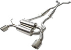 aFe Takeda 2-1/2in 304SS Cat-Back Exhaust Infiniti G37 08-13/Q60 14-15 V6-3.7 w/ Polished Tips (view 7)
