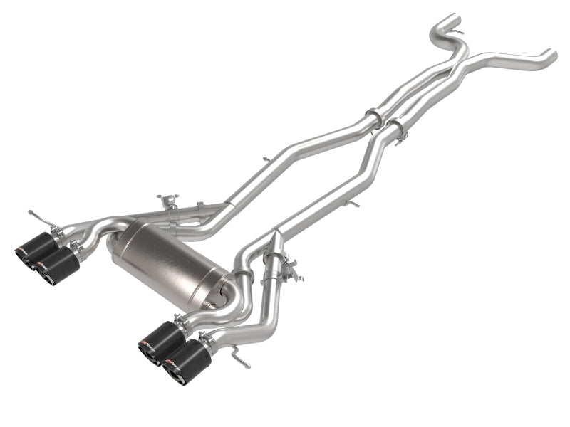 aFe MACH Force XP Exhausts Cat-Back SS 19-21 BMW M2 Competition L6-3.0L w/Carbon Tips (view 2)