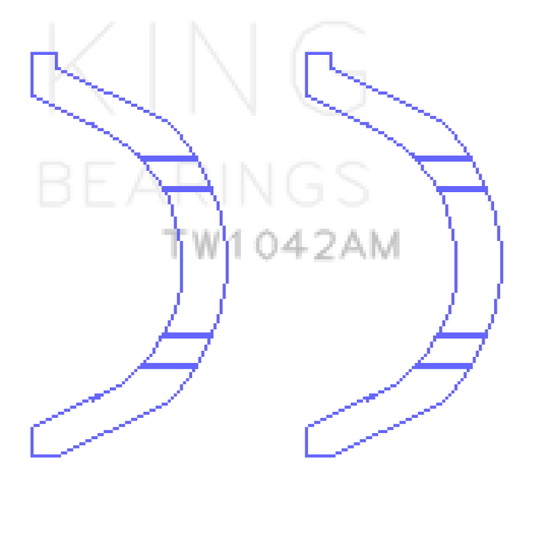 King Engine Bearings Nissan VR38DETT/VQ35AHR/VQ37HR Thrust Washer Set (view 3)