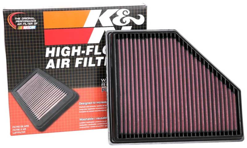 K&N 2019 BMW 330I L4-2.0L Turbo F/I/DSL Replacement Drop In Air Filter (view 10)