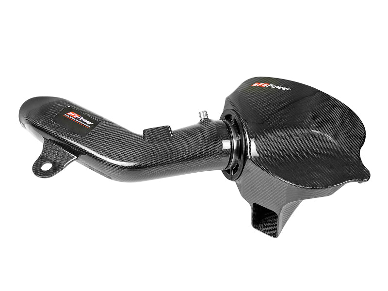 aFe Black Series Carbon Fiber CAIS w/Pro 5R Filter 16-18 BMW M2 (F87) L6-3.0L Main image