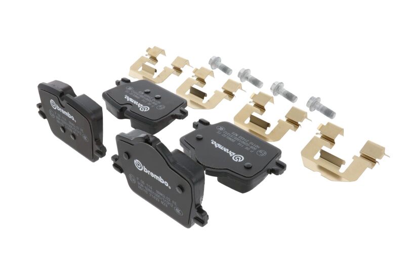 Brembo OE 2022 BMW i4/19-22 Z4/20-22 Toyota GR Supra PRIME Low-Met Brake Pad - Rear (view 29)