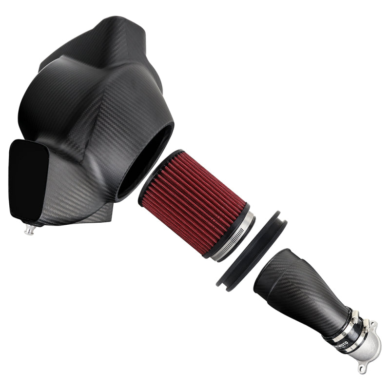 Mishimoto 2021+ BMW G8X M3/M4 Performance Intake Carbon Fiber Matte (view 12)