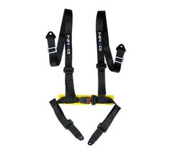 NRG 4 Point Seat Belt Harness / Buckle Lock- Black