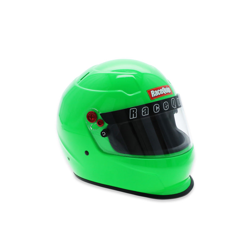 RaceQuip PRO25 SA2025 FLO GRN MED HELMET (view 7)