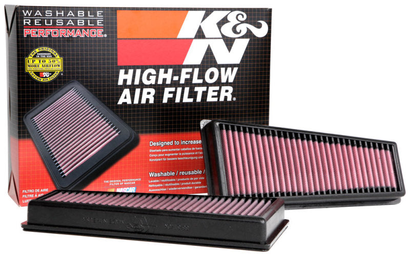 K&N 17-20 Mercedes Benz E63 V8-4.0L F/I Replacement Drop In Air Filter (view 20)