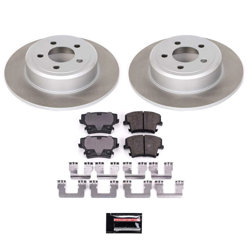 Power Stop 05-08 Dodge Magnum Rear Semi-Coated Rotor Kit Main image