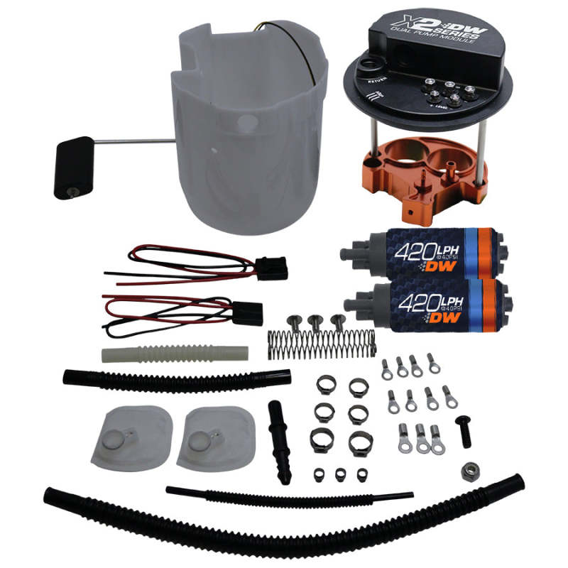 DeatschWerks X2 Pump Module w/ Dual DW420 for 2012-16 Scion FR-S 2012-20 Subaru BRZ Main image