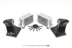 AMS Performance 16-19 Porsche Carrera/Carrera S (991.2) Alpha Intercooler Kit w/Carbon Fiber Shrouds (view 3)
