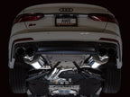 AWE Tuning 19-23 Audi C8 S6/S7 2.9T V6 AWD Touring Edition Exhaust - Diamond Black Tips (view 12)