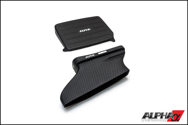 AMS Performance 14-18 Mercedes-Benz CLA 45 AMG 2.0T Alpha Cold Air intake w/Carbon Fiber Lid & Duct (view 4)