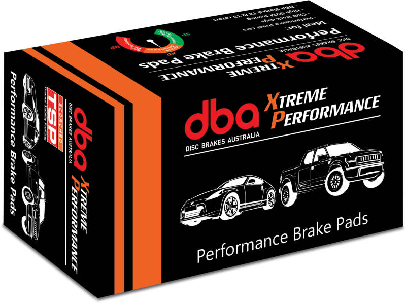 DBA 03-06 EVO / 04-09 STi / 03-07 350Z Track Edition/G35 w/ Brembo XP650 Rear Brake Pads (view 4)