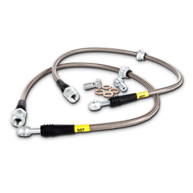 StopTech 09 Audi A4 Sedan / 08-10 A5-S5 Front Stainless Steel Brake Line Kit (view 3)
