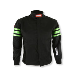 RaceQuip Green Trim SFI-1 JR. Jacket - Kids Medium