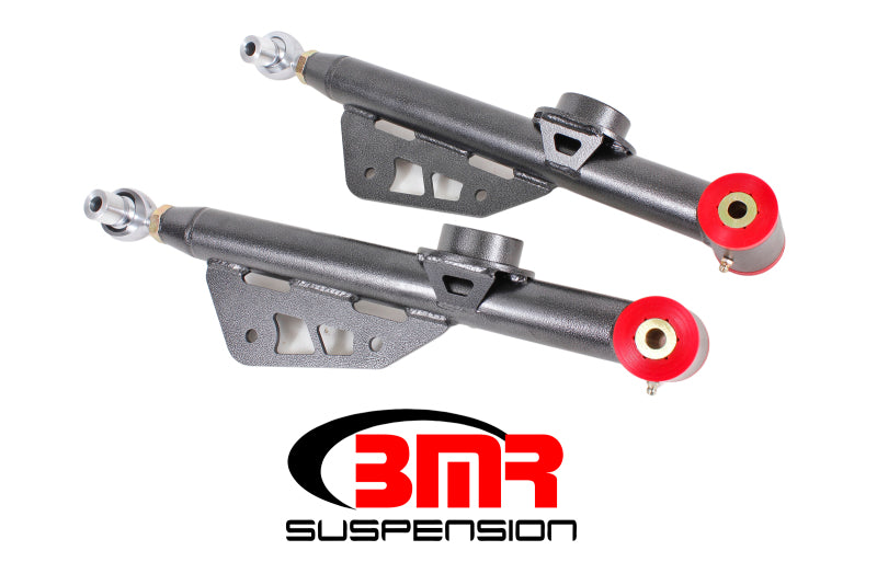 BMR 99-04 Mustang Single Adj. Lower Control Arms / Rod End (Polyurethane) - Black Hammertone Main image