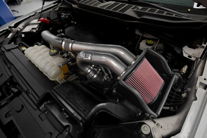K&N 2015-22 Ford F-150 3.5L V6 Performance Air Intake System (view 3)