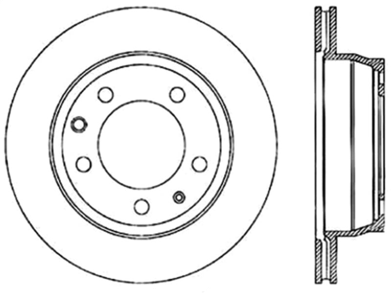 StopTech Slotted & Drilled Sport Brake Rotor (view 3)