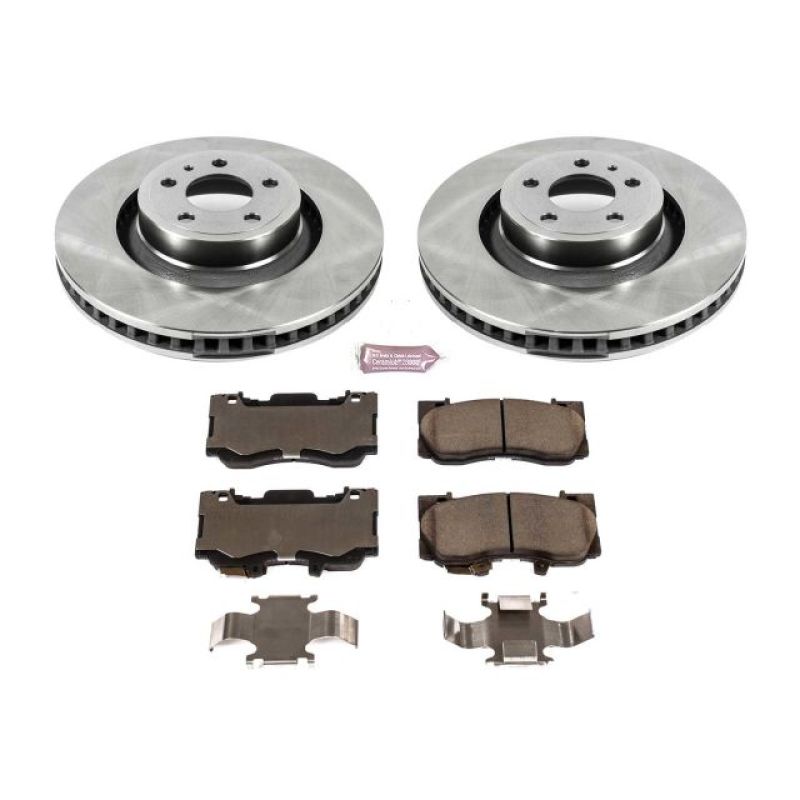 Power Stop 15-19 Ford Mustang Front Autospecialty Brake Kit Main image
