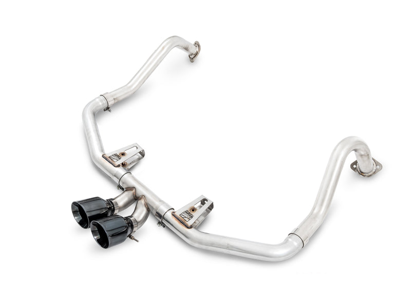 AWE Tuning Porsche 718 Boxster / Cayman Track Edition Exhaust - Diamond Black Tips Main image
