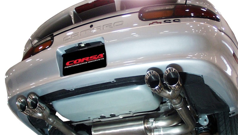Corsa 98-02 Chevrolet Camaro Convertible Z28 5.7L V8 LS1 Polished Sport Cat-Back Exhaust (view 3)