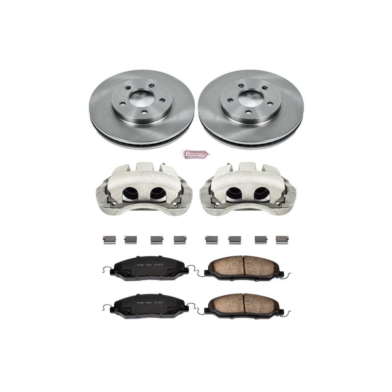 Power Stop 05-10 Ford Mustang Front Autospecialty Brake Kit w/Calipers Main image