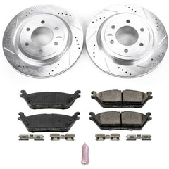 Power Stop 2018 Ford Expedition Rear Z23 Evolution Sport Brake Kit