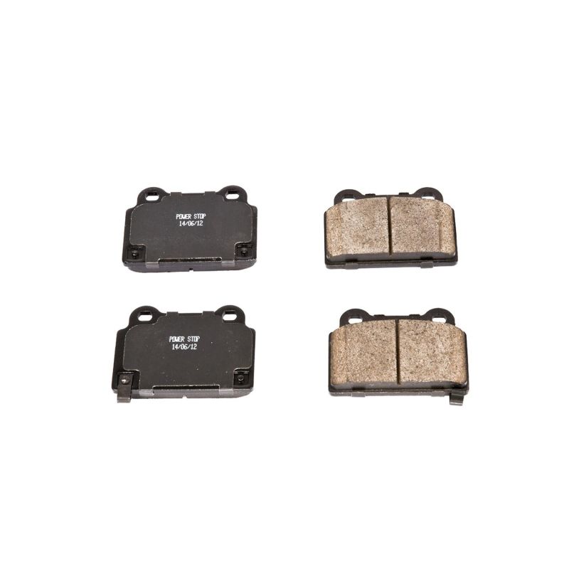 Power Stop 08-15 Mitsubishi Lancer Rear Z16 Evolution Ceramic Brake Pads Main image