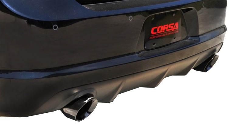 Corsa 12-13 Dodge Charger SRT-8 6.4L V8 Black Xtreme Cat-Back Exhaust (view 3)