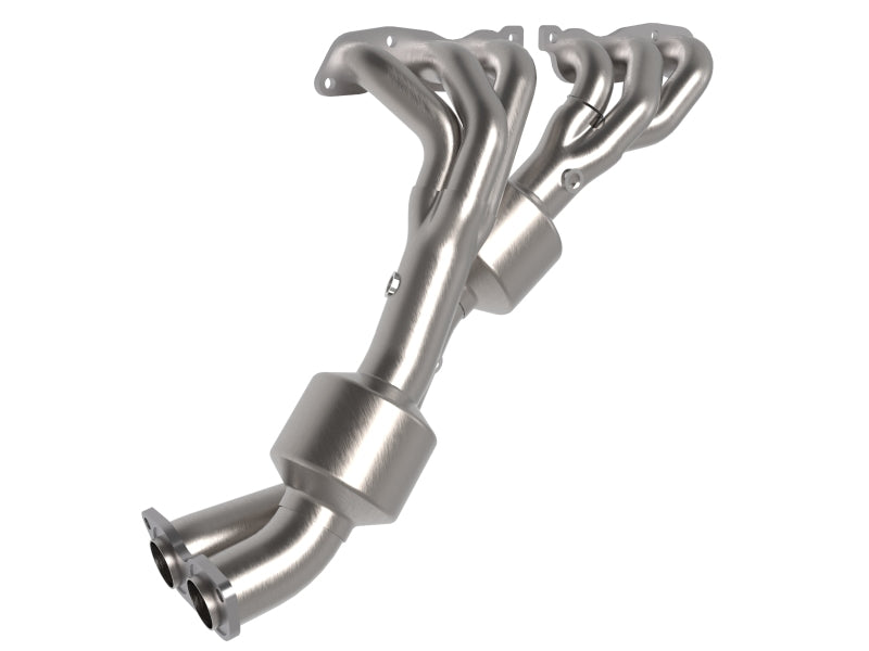 aFe 98-05 Lexus GS300 / 01-05 Lexus IS300 Twisted Steel 304 Stainless Steel Header w/ Cat Main image