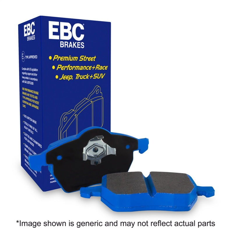 EBC 97-99 Porsche Boxster Bluestuff Front Brake Pads (view 4)