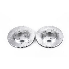 Power Stop 00-04 Buick LeSabre Front Evolution Drilled & Slotted Rotors - Pair