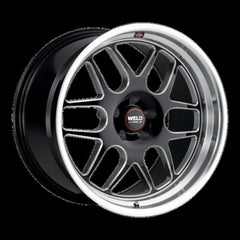 Weld Solana 20x12 / 6x139.7 BP / ET-57 / 106.1mm Bore - Gloss Black MIL DIA Wheel