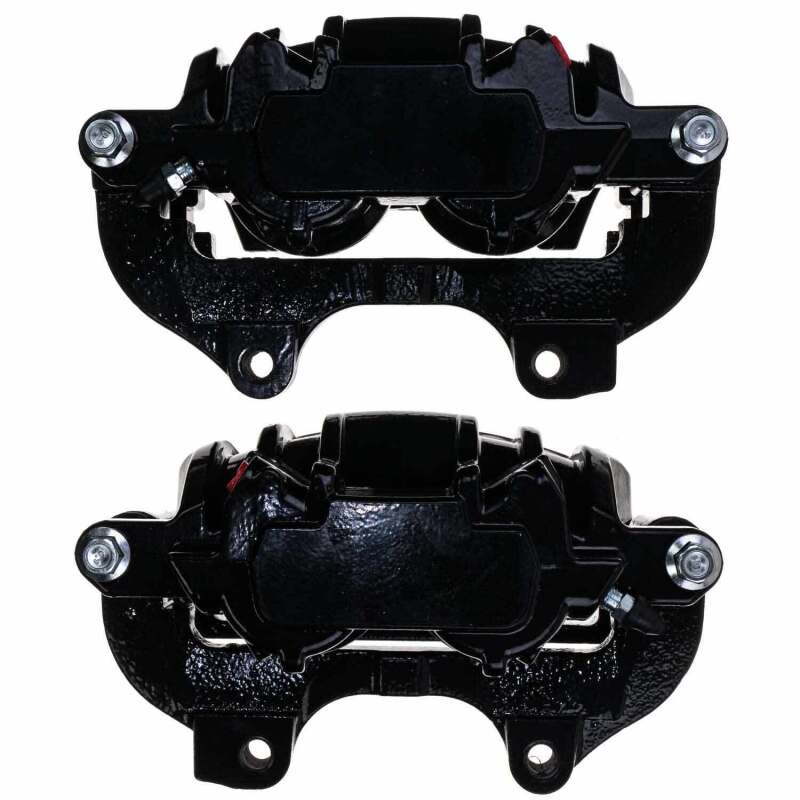 Power Stop 2014 Chrysler 200 Front Black Caliper - Pair w/Bracket (view 9)