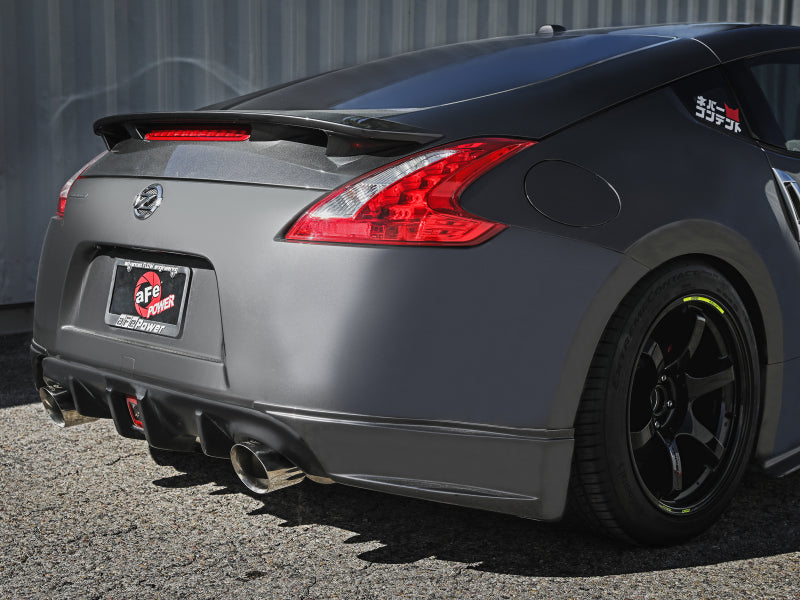 aFe Takeda Cat-Back Exhaust System Nissan 370Z 09-20 V6-3.7L- Polished Tip (view 4)