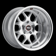 Weld Solana 22x10.5 / 5x127 BP / ET13 / 78.1mm Bore - Gloss Silver Machined Wheel