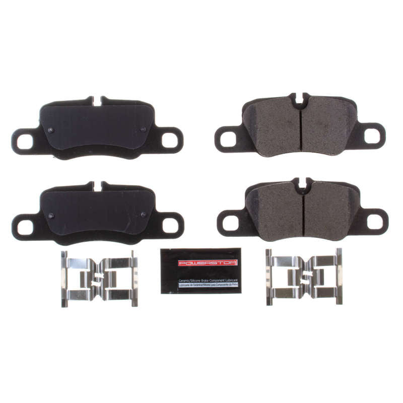 Power Stop 13-16 Porsche 911 Rear Z23 Evolution Sport Brake Pads w/Hardware (view 2)