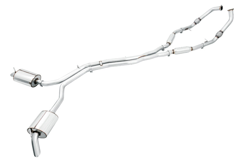 AWE Tuning Audi B9 SQ5 Non-Resonated Touring Edition Cat-Back Exhaust - No Tips (Turn Downs) Main image