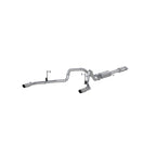 MBRP 2015 Ford F-150 5.0L 3in Cat Back Dual Split Rear Exit T409 Exhaust System (view 2)