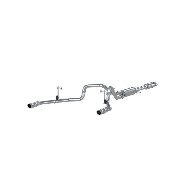 MBRP 2015 Ford F-150 5.0L 3in Cat Back Dual Split Rear Exit T409 Exhaust System (view 2)