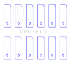 King Engine Bearings 01/98-12/09 Chrysler 167CI / 2.7 Liter EER V6 Rod Bearing Set