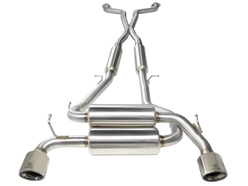 aFe Takeda 2-1/2in 304SS Cat-Back Exhaust Infiniti G37 08-13/Q60 14-15 V6-3.7 w/ Polished Tips (view 8)